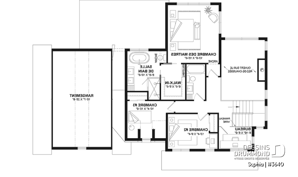 Étage - Maison Farmhouse à étage avec garage double, 3 chambres et magnifique vue panoramique à l'arrière de la maison - Sophia
