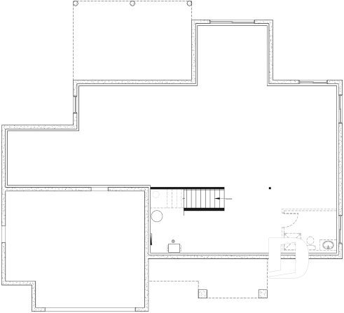 Sous-sol aménageable - Plan de maison classique à étage, 4 + chambres, garage double et sous-sol optionnel - Gable House 2
