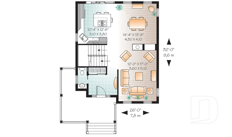 Rez-de-chaussée -  - Cayenne