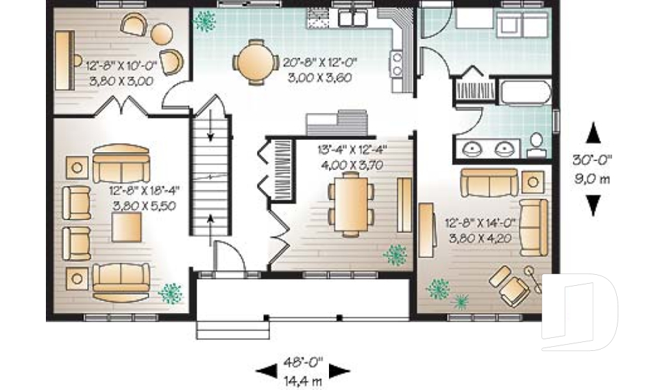 Rez-de-chaussée -  - Bellechasse