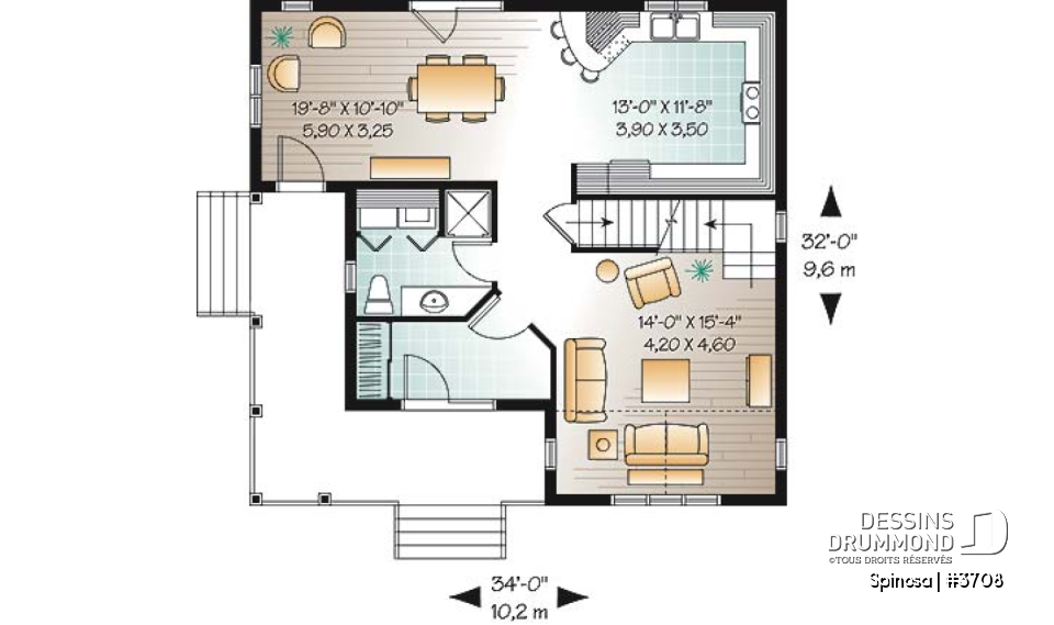 Rez-de-chaussée - Superbe maison champêtre avec grande cuisine et salle à manger, 3 chambres, 2 salles de bain - Spinosa