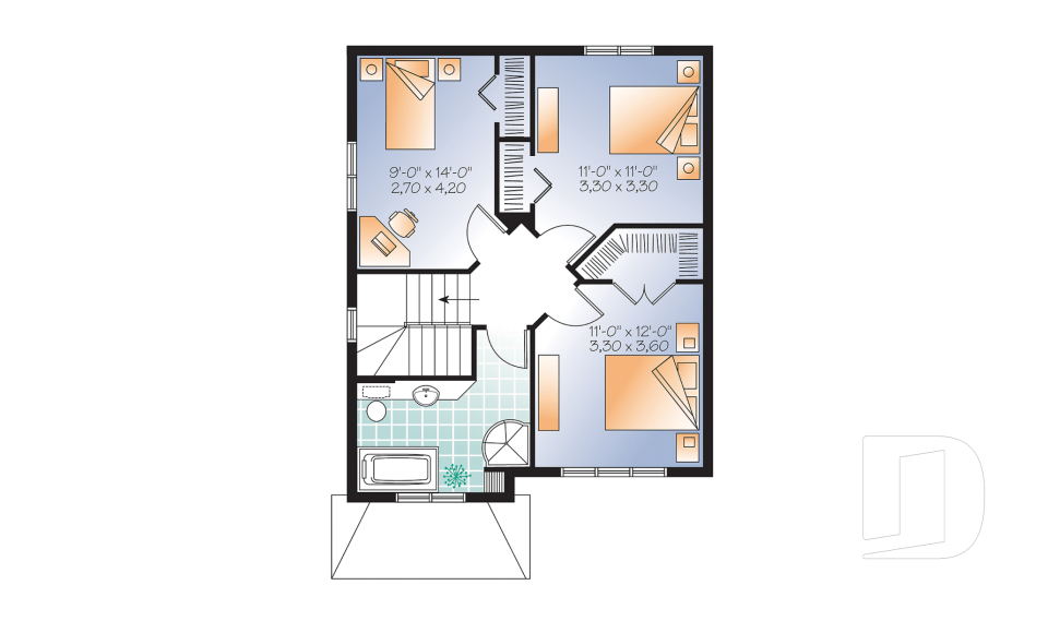 Étage -  - Chester 2