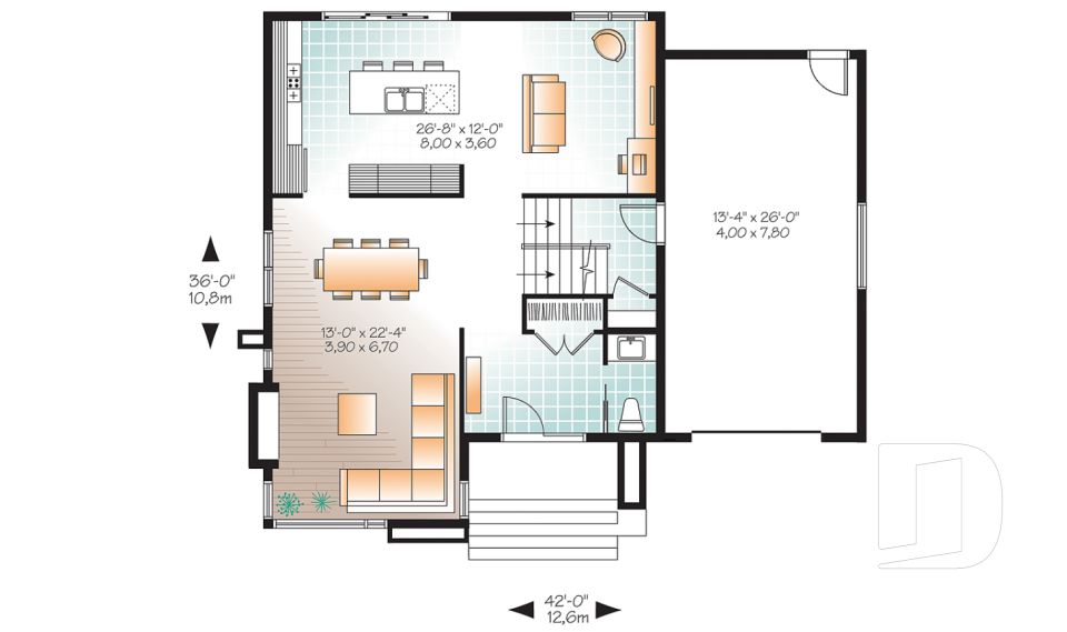 Rez-de-chaussée -  - Séquoia 2