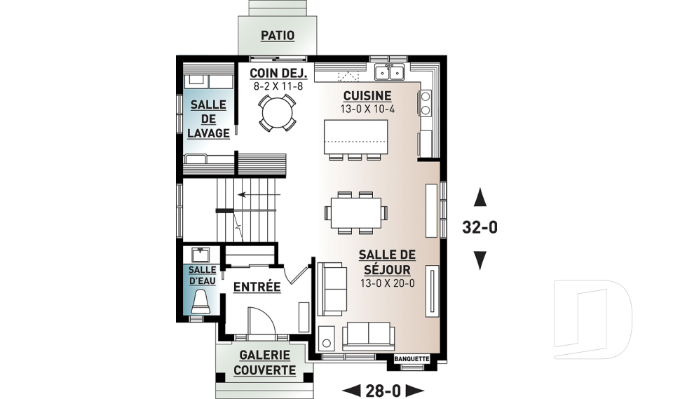 Rez-de-chaussée -  - Captiva