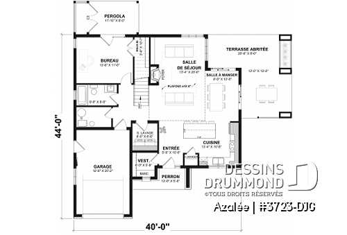 Rez-de-chaussée -  - Azalée