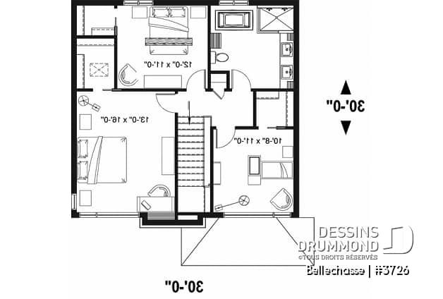 Étage - Maison moderne à étage, plancher spacieux, superbe cuisine avec garde-manger et îlot, 3 chambres bon format - Bellechasse