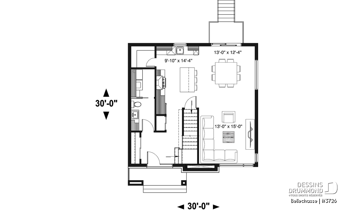 Rez-de-chaussée - Maison moderne à étage, plancher spacieux, superbe cuisine avec garde-manger et îlot, 3 chambres bon format - Bellechasse