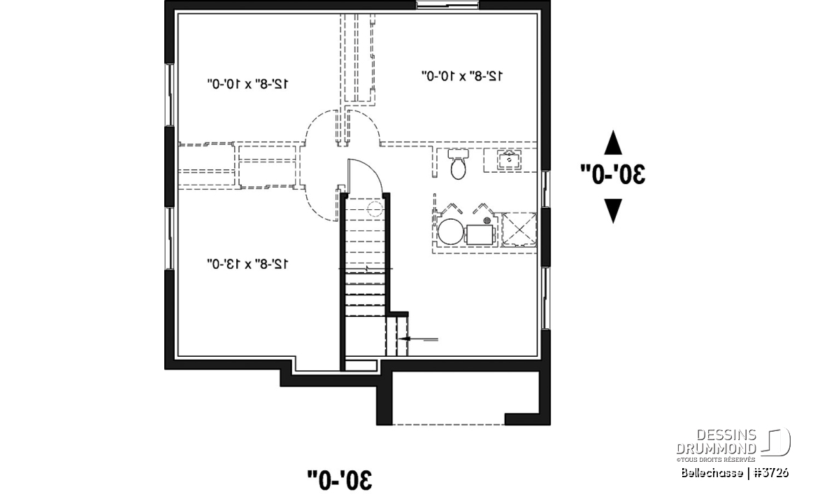 Sous-sol - Maison moderne à étage, plancher spacieux, superbe cuisine avec garde-manger et îlot, 3 chambres bon format - Bellechasse