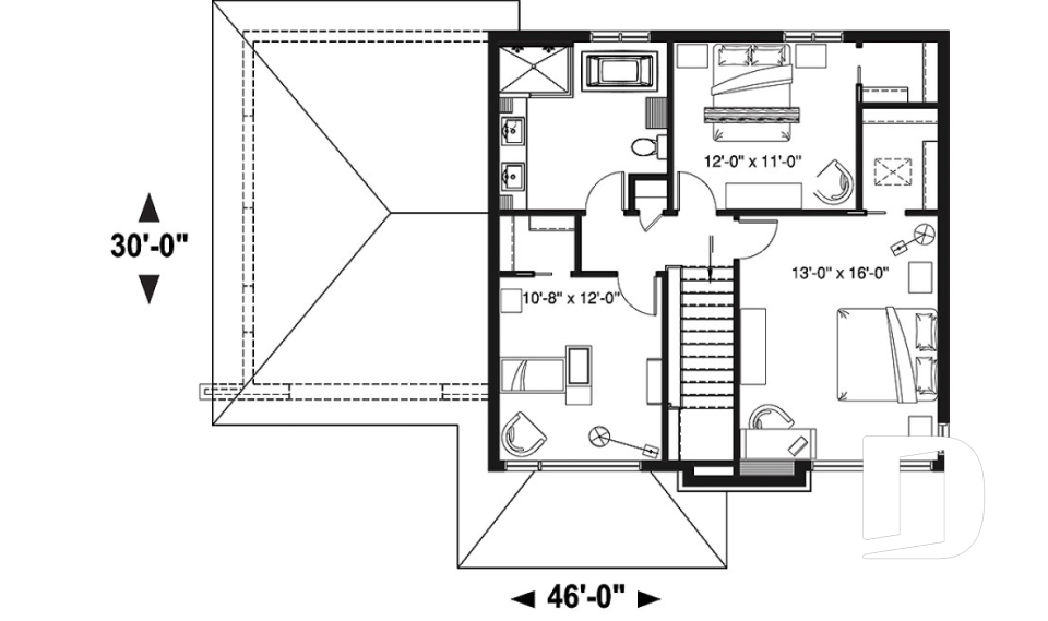 Étage -  - Bellechasse 2