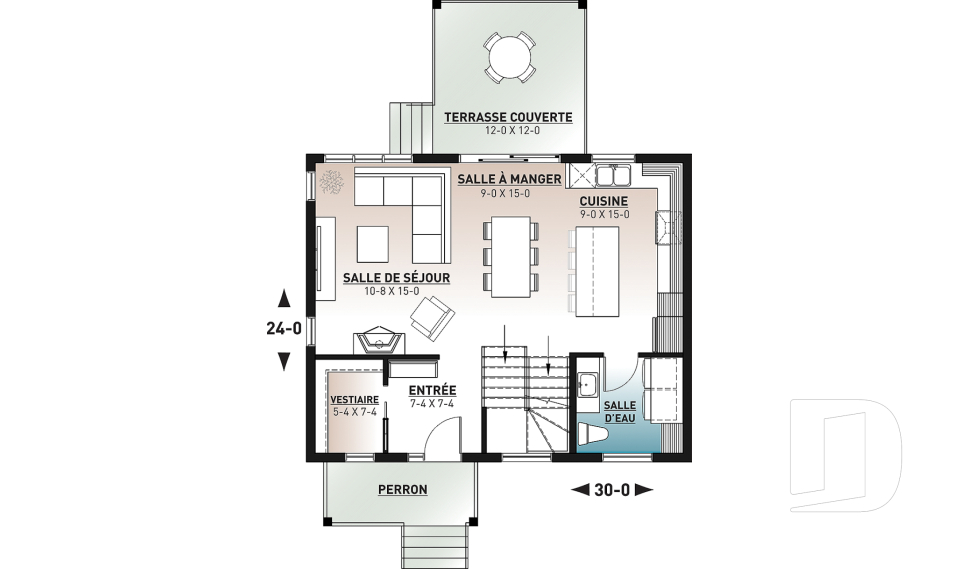 Rez-de-chaussée -  - Milot