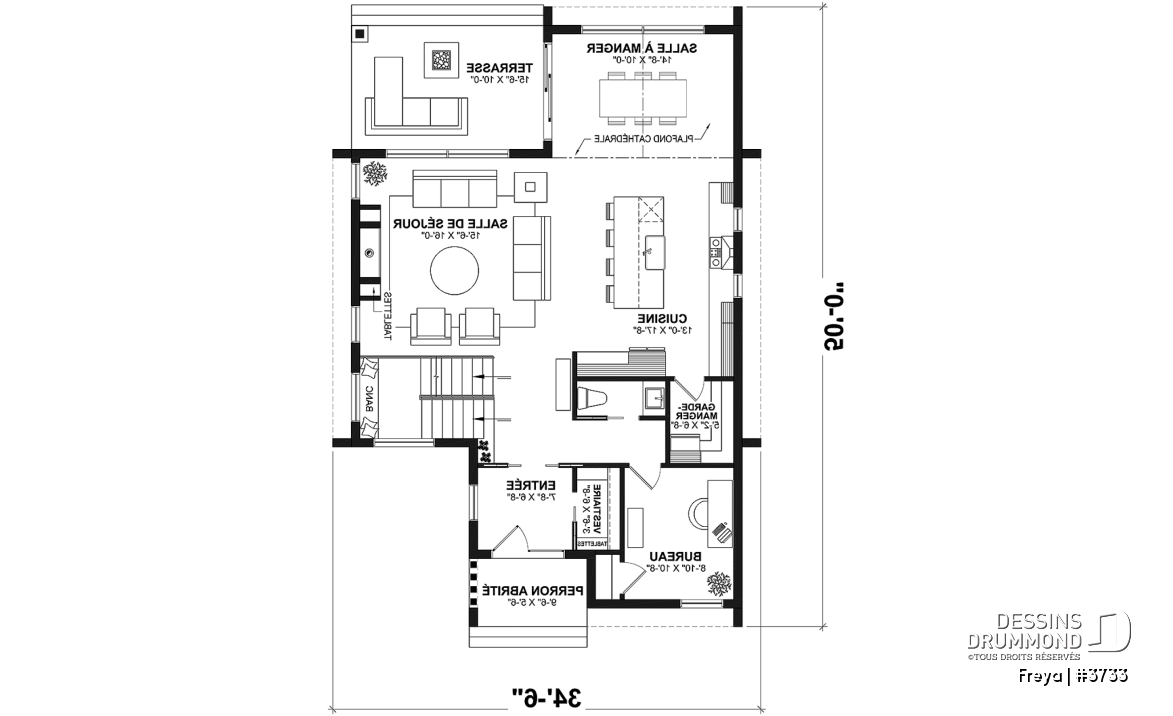 Rez-de-chaussée - Belle maison de style scandinave minimaliste, 3 à 5 chambres + bureau, sous-sol optionnel - Freya