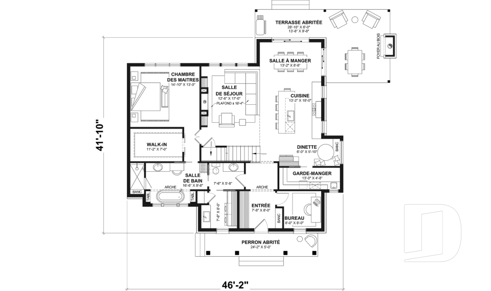 Rez-de-chaussée -  - Elliot