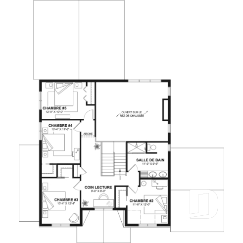 Étage - Maison à deux étages avec 5 chambres, une salle de jeux et des espaces familiaux lumineux et accueillants - Sunny Creek