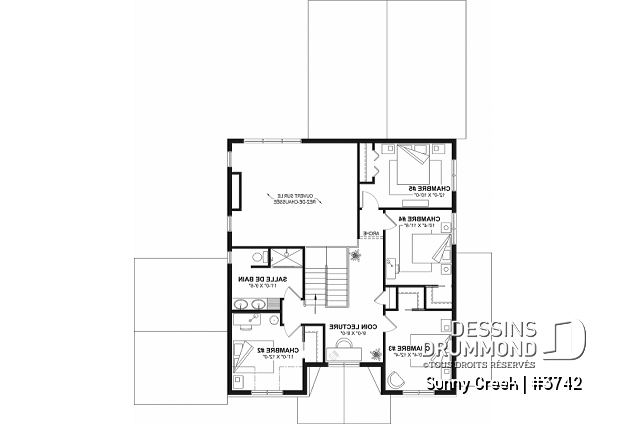Étage - Maison à deux étages avec 5 chambres, une salle de jeux et des espaces familiaux lumineux et accueillants - Sunny Creek