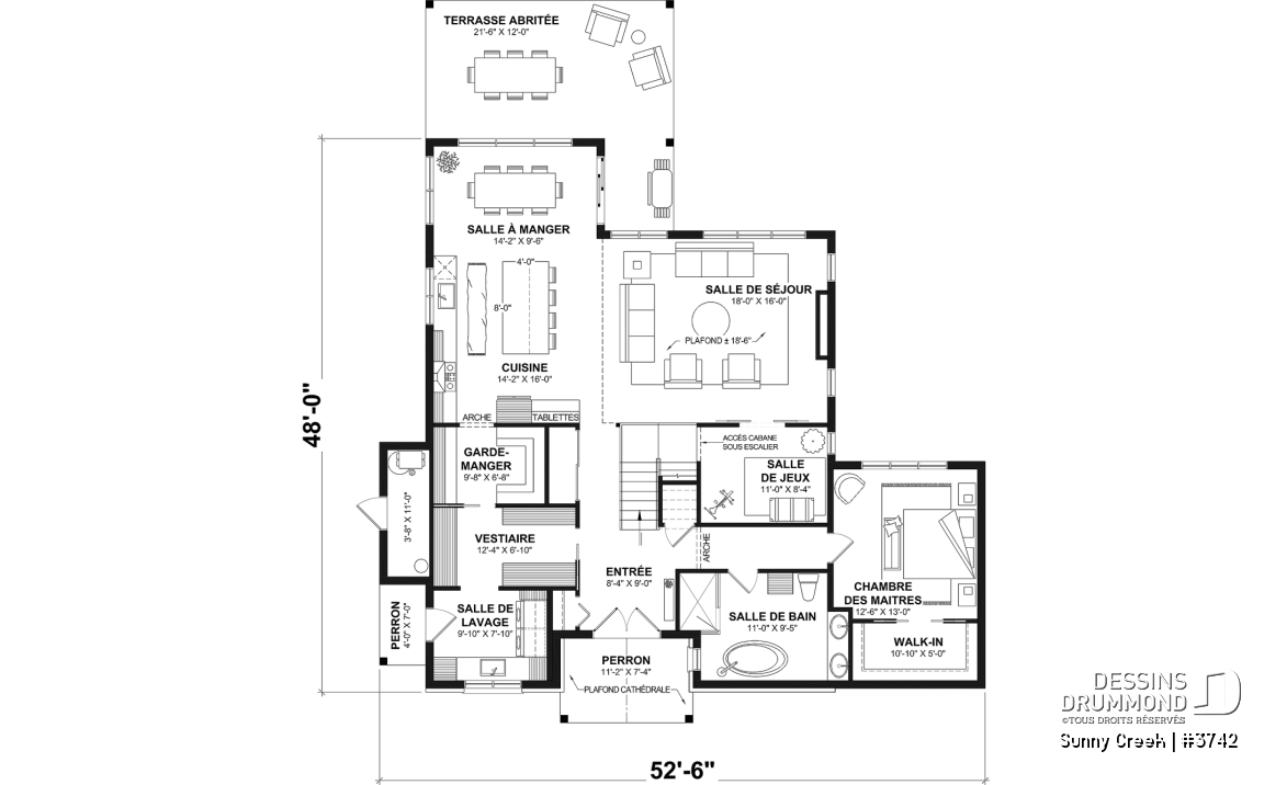 Rez-de-chaussée - Maison à deux étages avec 5 chambres, une salle de jeux et des espaces familiaux lumineux et accueillants - Sunny Creek