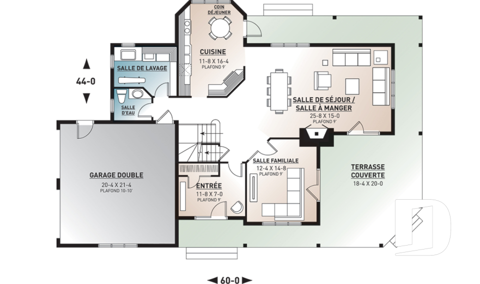 Rez-de-chaussée -  - Meridian 1