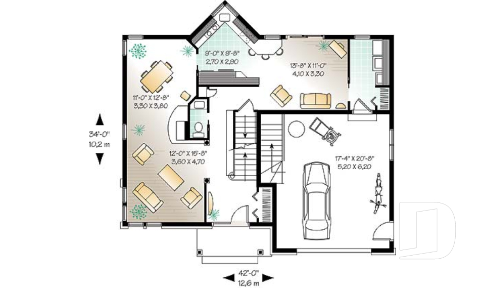 Rez-de-chaussée -  - Walter