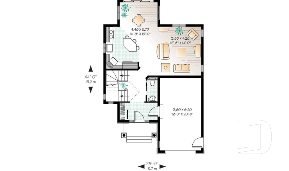Rez-de-chaussée -  - Bonita
