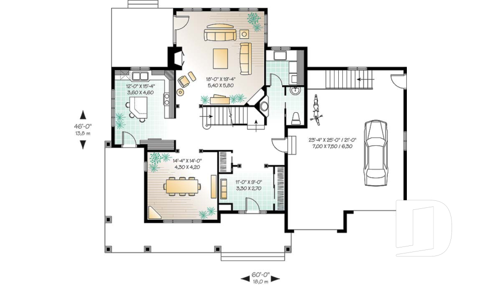 Rez-de-chaussée -  - Eliana