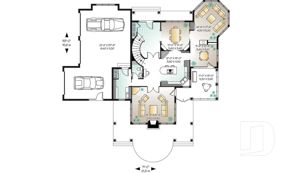 Rez-de-chaussée -  - Moretti