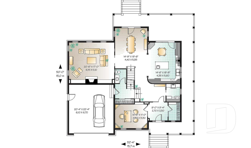 Rez-de-chaussée -  - La Fayette