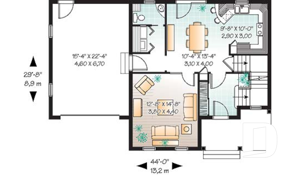 Rez-de-chaussée -  - Andréa