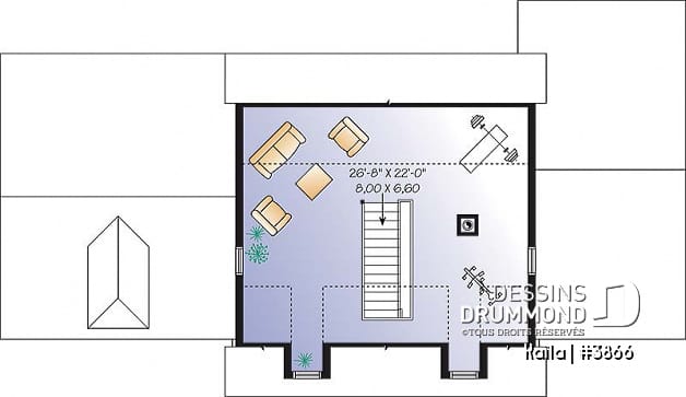 Espace boni - Maison Américaine 3 étages, 3 chambres, suite des maîtres, séjour avec froyer, gym au grenier et solarium - Kaïla