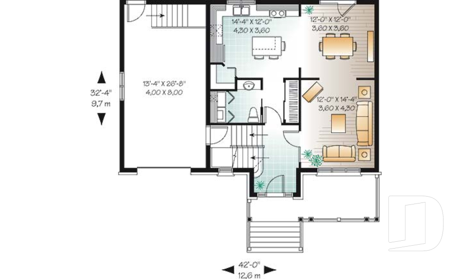 Rez-de-chaussée -  - Arbosse