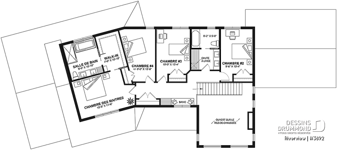 Étage - Superbe fenestration, maison familiale de 5 chambres, garage double spacieux, abri moustiquaire - Riverview