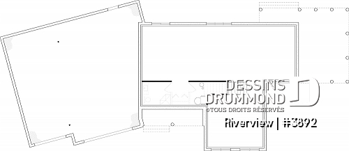 Sous-sol aménageable -  - Riverview