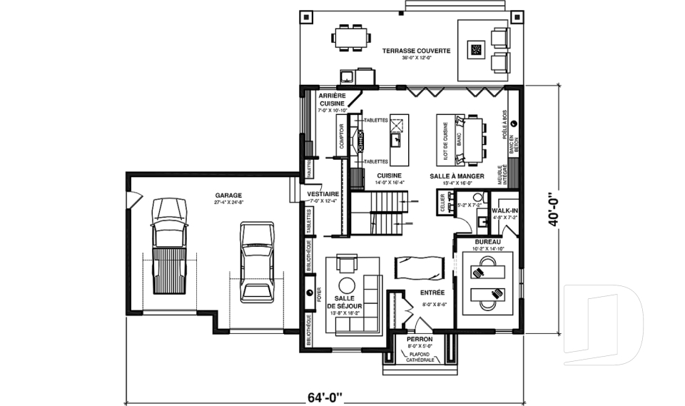 Rez-de-chaussée -  - Dumont