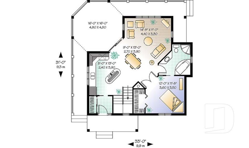 Rez-de-chaussée -  - Terrasson