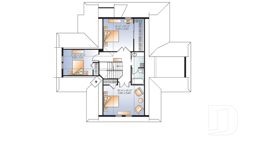 Étage -  - Louisia 5