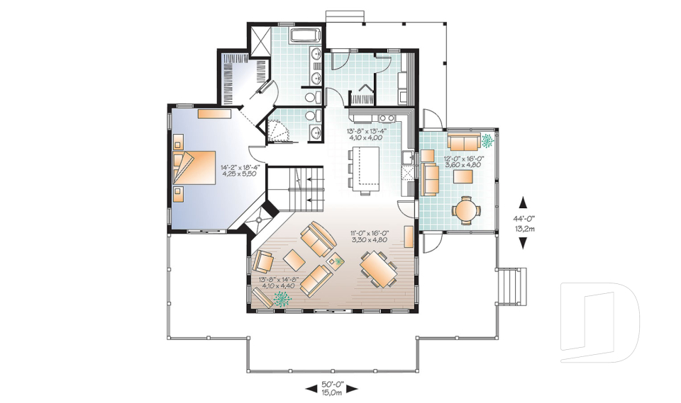 Rez-de-chaussée -  - Louisia 5