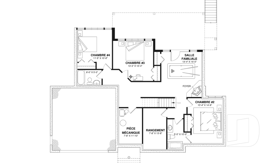 Sous-sol aménagé (Optionel $) -  - Breguet 2