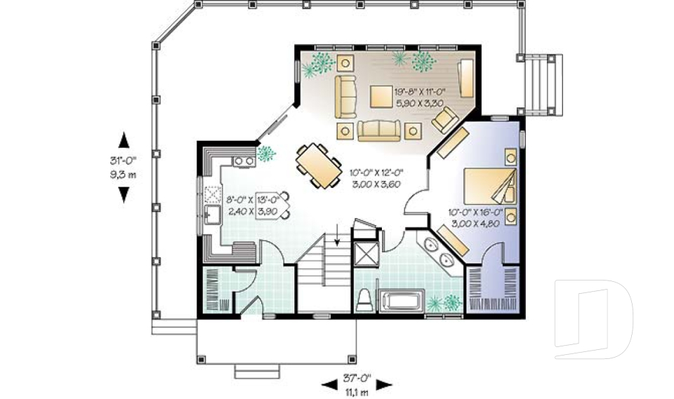 Rez-de-chaussée -  - Terrasson 3