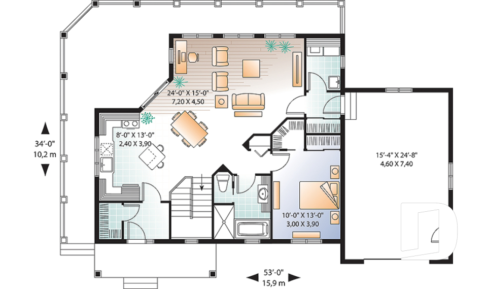 Rez-de-chaussée -  - Terrasson 4