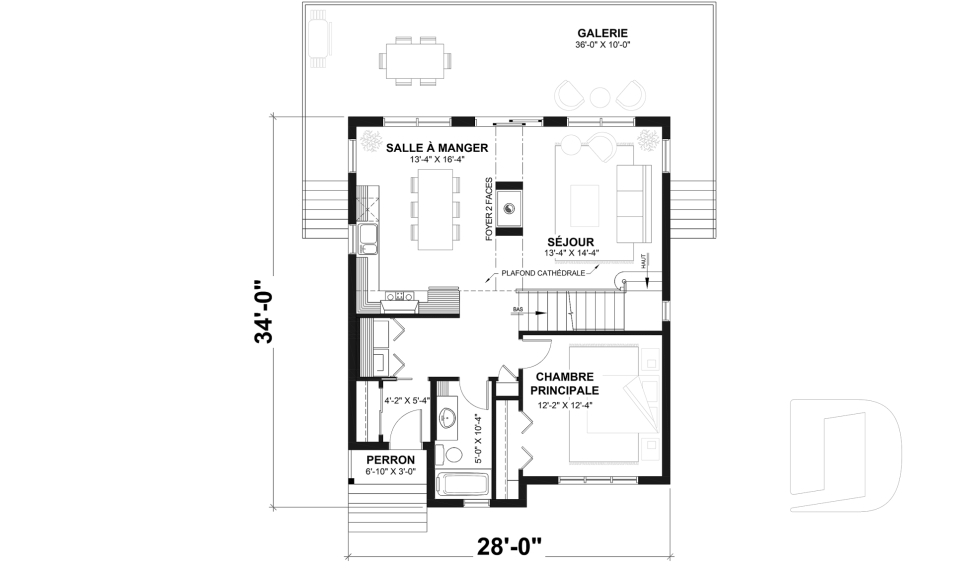 Rez-de-chaussée -  - Catalina 3