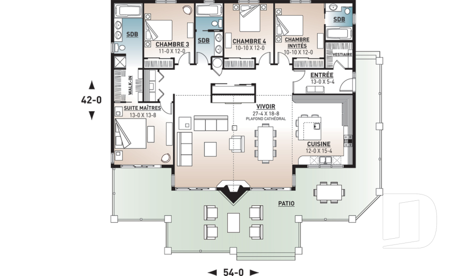 Rez-de-chaussée -  - La Sivolière