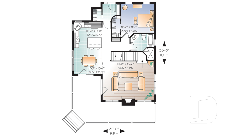 Rez-de-chaussée -  - Jonquille