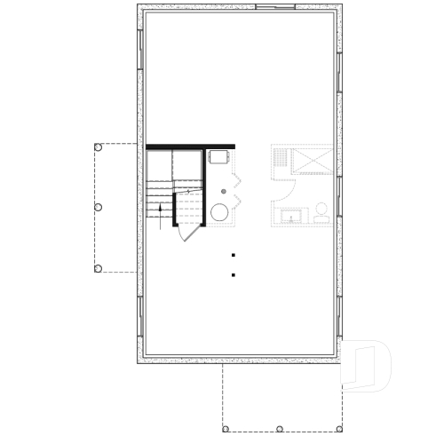 Sous-sol - Modèle de maison genre chalet, 3 chambres, mezzanine, belle lumière, cuisine avec îlot & garde-manger - Willowgate 2