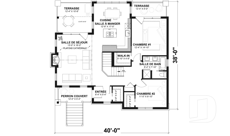 Rez-de-chaussée -  - Gordon