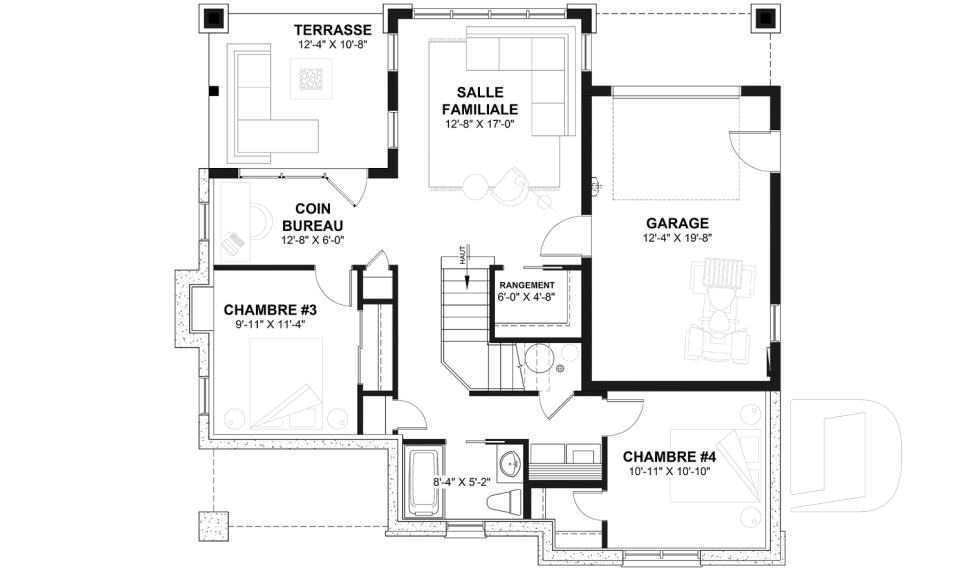 Sous-sol aménagé -  - Gordon