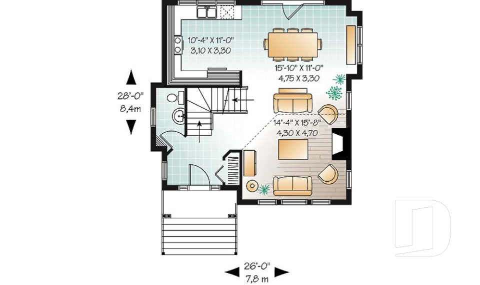Rez-de-chaussée -  - Dubois
