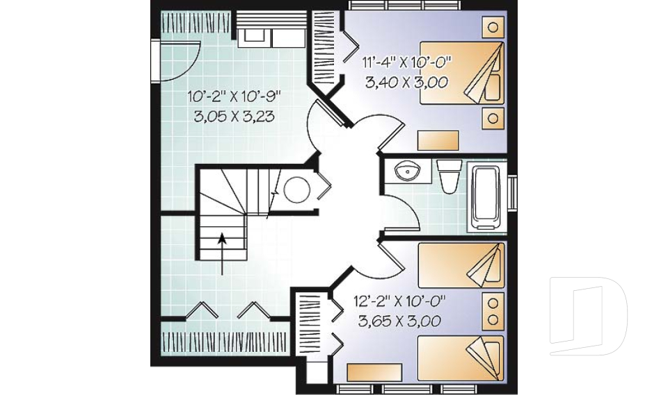 Sous-sol aménagé (Optionel $) -  - Dubois