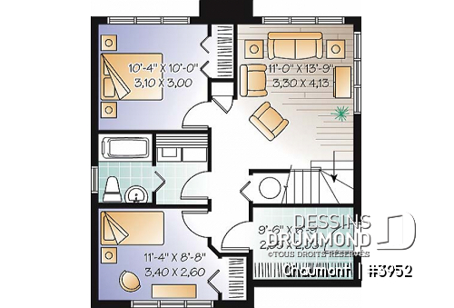 Sous-sol aménagé (Optionel $) -  - Chaumont 