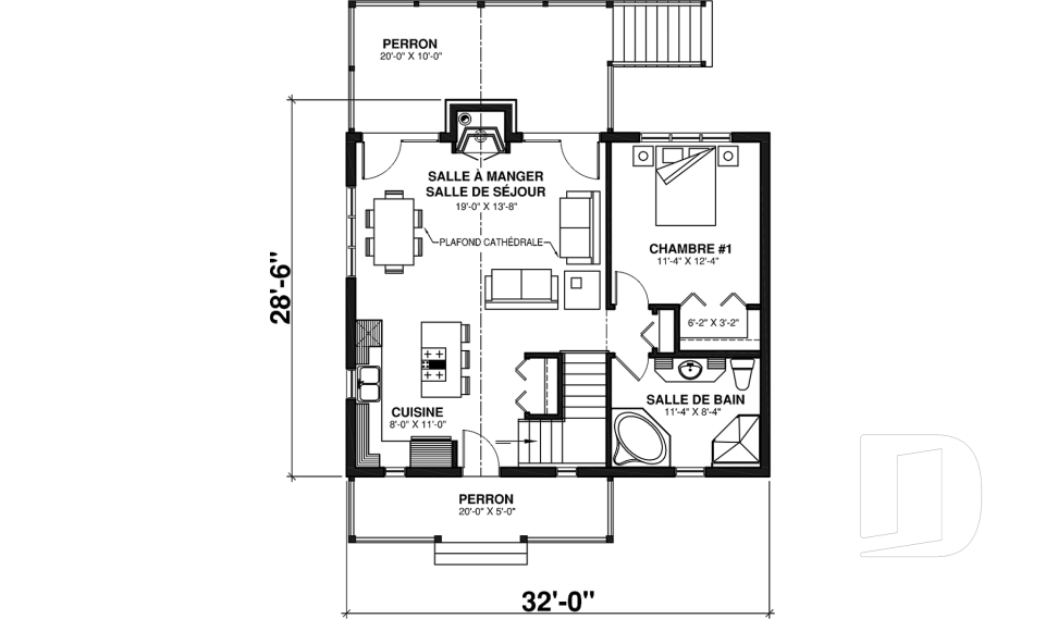 Rez-de-chaussée -  - Leslie