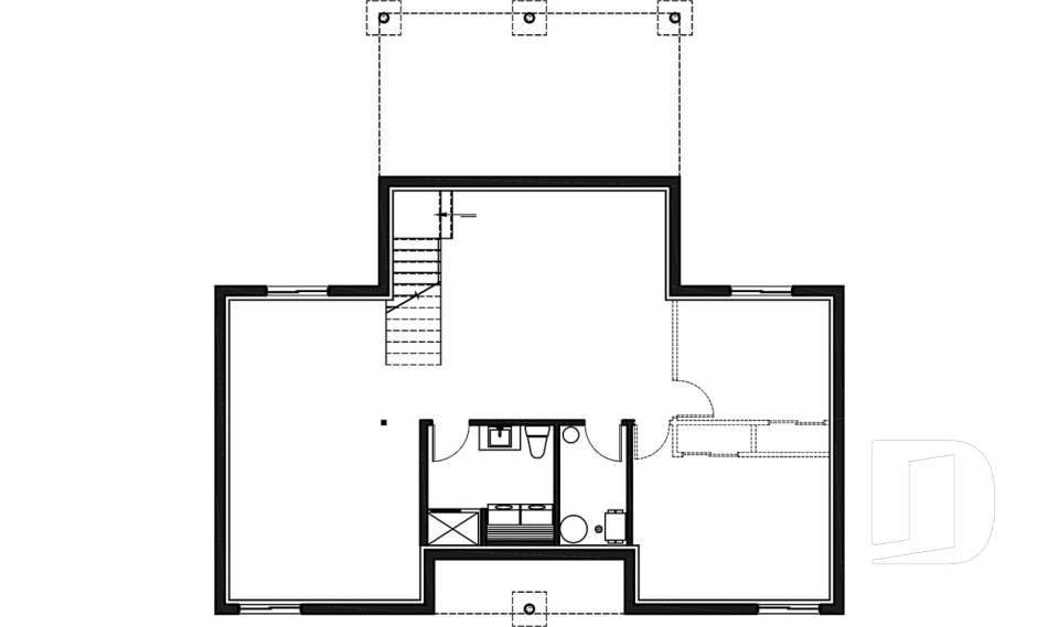Sous-sol aménageable -  - Riviera