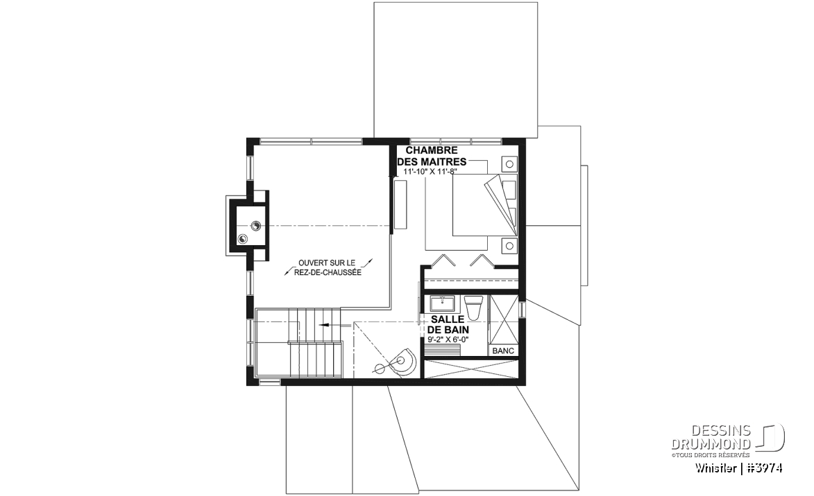 Étage - Maison genre chalet avec loft à l'étage, 3 chambres au total, 2 salles familiales - Whistler