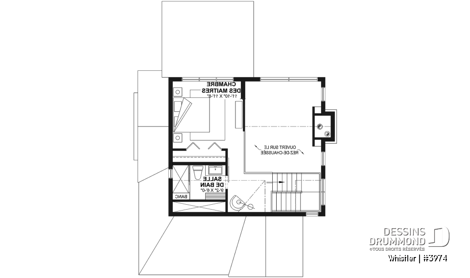 Étage - Maison genre chalet avec loft à l'étage, 3 chambres au total, 2 salles familiales - Whistler